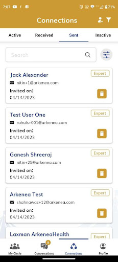 Android application Careusel screenshort