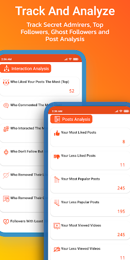 Followers & Unfollowers Screen 2