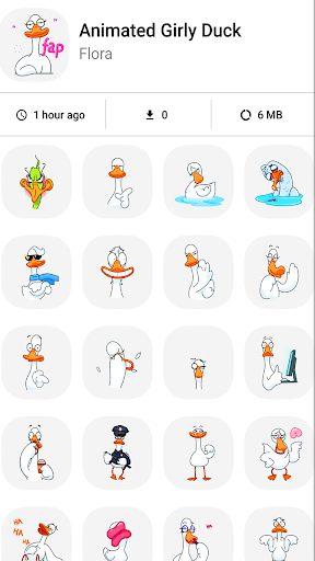 Animated Cute Chicken Stickers Screen 2
