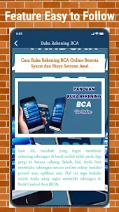 Daftar Rekening BCA Online