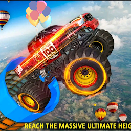Monster truck stunt