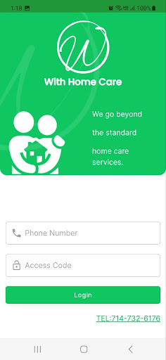 withhomecare caregiver Screen 3