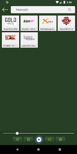 Singapore Radio Online - Am Fm Screen 3
