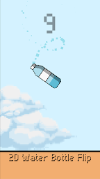 2D Water Bottle Flip 2k18