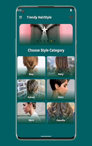 Android application Trendy Hairstyle screenshort