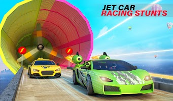 Jet Car Stunts Racing Car Game