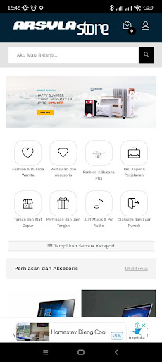 Arsyla Store Screen 2