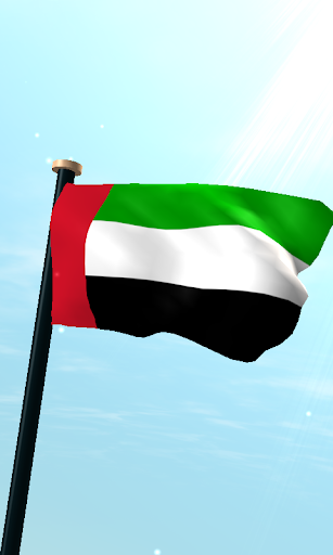Android application UAE Flag 3D Live Wallpaper screenshort