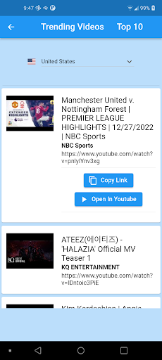 YouView - Trending Videos Screen 2