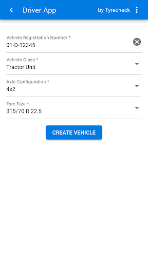DriverApp Screen 3