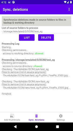 Exif Thumbnail Adder Screen 2