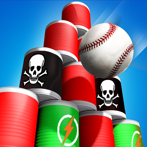 Can Crusher Knockdown 3D Game logo