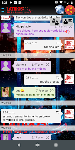 FM LATIDOS 88.5 Screen 2