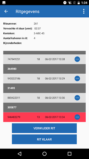 KVS Kalf Volg Systeem Screen 3