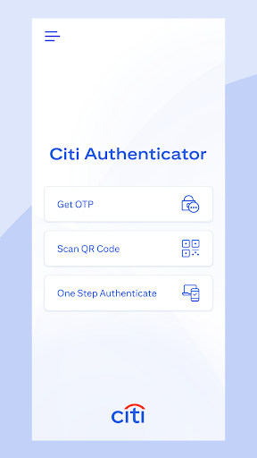 Screenshot of Citi Authenticator