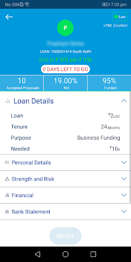 Faircent - Loans and Investments