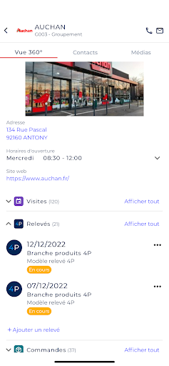 Android application Klee Sales Companion screenshort