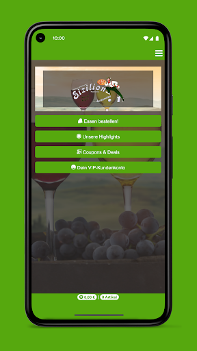 Sizilien Pizza Service Screen 2