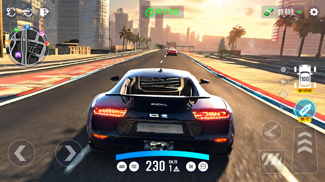 Real City Car Racing 3D 11 APK + Мод (Unlimited money) за Android