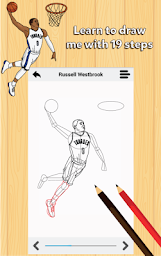 Color Or Draw Professional USA Basketball Players