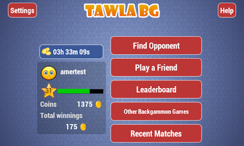 Tawla Backgammon