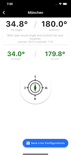 PV Solar Dashboard Screen 3