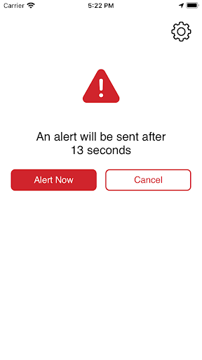 RedDot Alert Safety System Screen 3