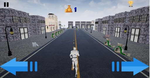 Android application Infinite Runner screenshort