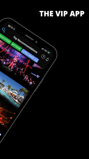 The VIP App Screen 2
