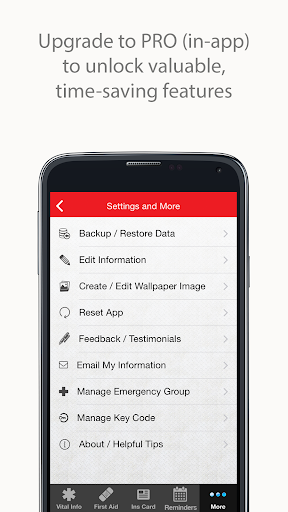 Vital ICE In Case of Emergency