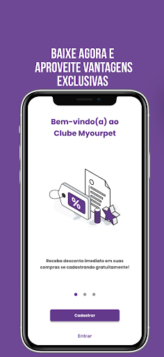 Android application Clube Myourpet screenshort