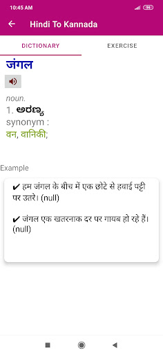 Hindi To Kannada Dictionary Screen 2