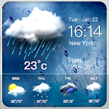 Daily weather forecast widget icon