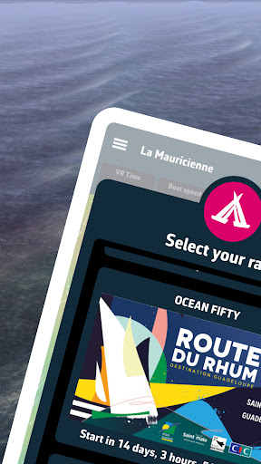 Android application eSail4VR screenshort