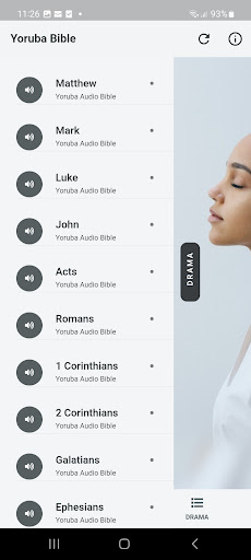 Yoruba Bible Player Screen 3