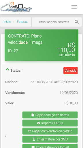 CarajasNet Screen 2
