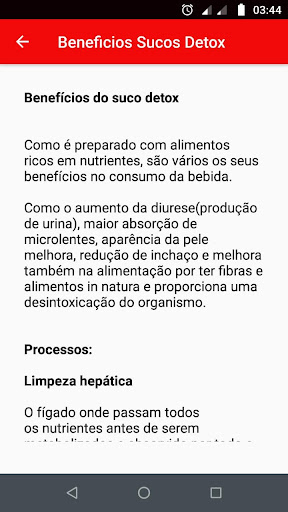 Sucos Detox e Emagrecedor