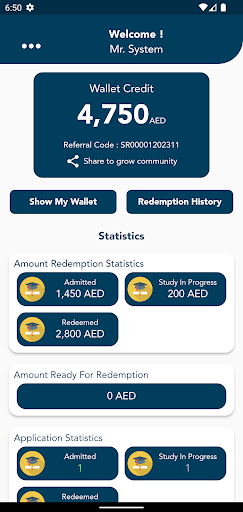 AUE Community App Screen 3