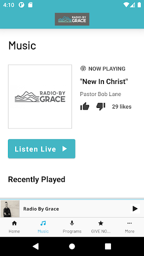 Radio By Grace Screen 2