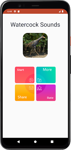 Watercock Sounds Screen 2