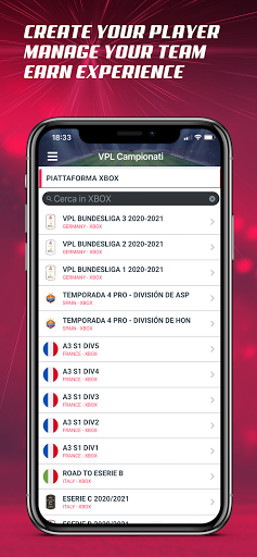 Virtual Pro League (VPL) Screen 3