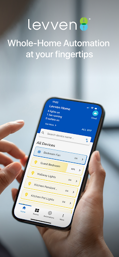 Android application Levven Controls screenshort