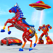 Horse Robot Car Game – Space Robot Transform wars