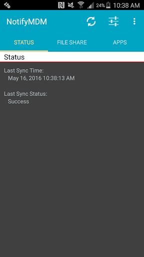 NotifyMDM Screen 2