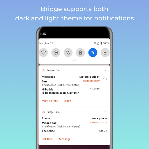 Bridge – mirror notifications ‏ Gallery 6