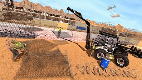 Army JCB Game Excavator Crane