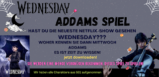 Wednesday Addams Spiel - Screenshot 1