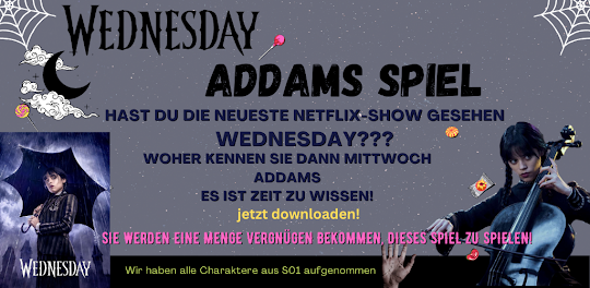Wednesday Addams Spiel