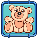 Toy Teddy Bear Falling icon