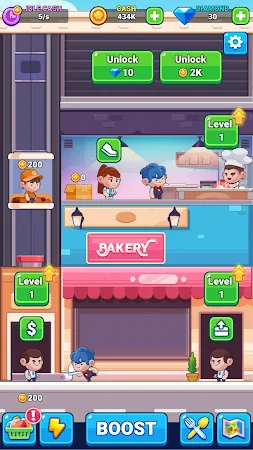 Game screenshot IdleRestaurant - magnate games apk download